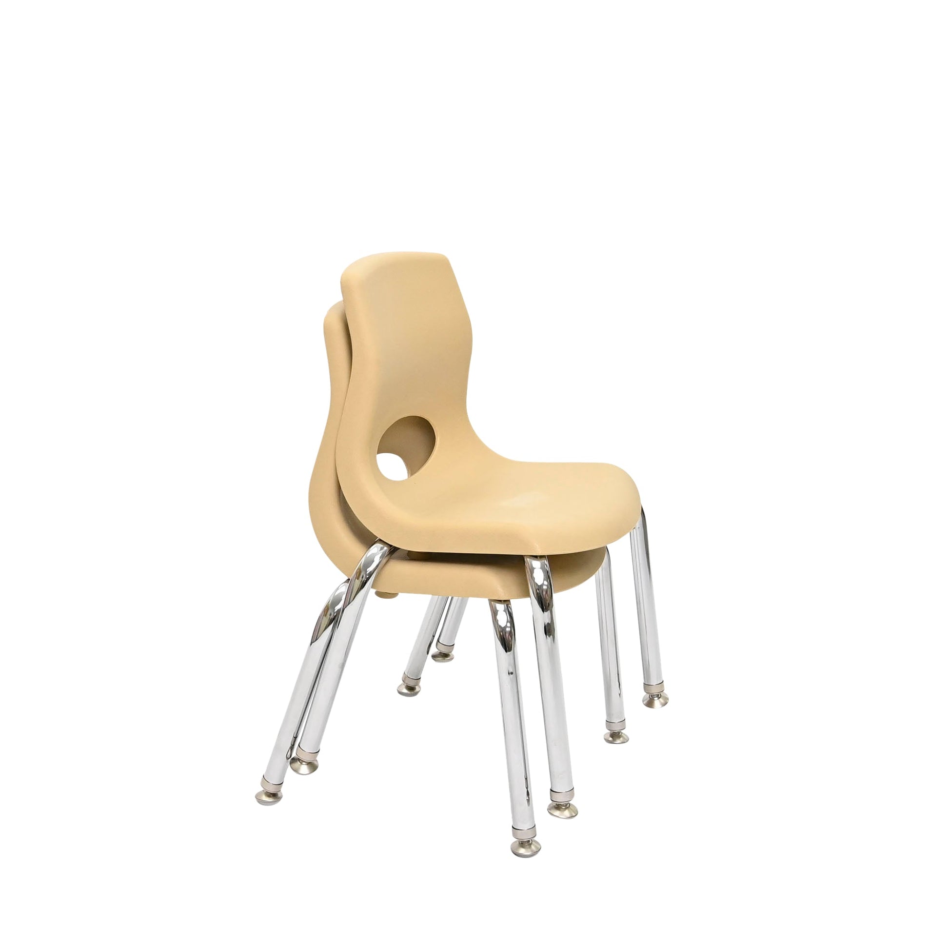 Angeles MyPosture Plus 12" Chair with Chrome Legs - Set of 2 - SchoolOutlet