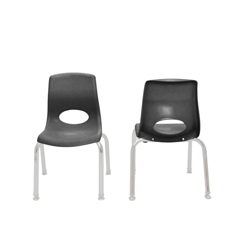 Angeles MyPosture Plus 12" Chair with Chrome Legs - Set of 2 - SchoolOutlet