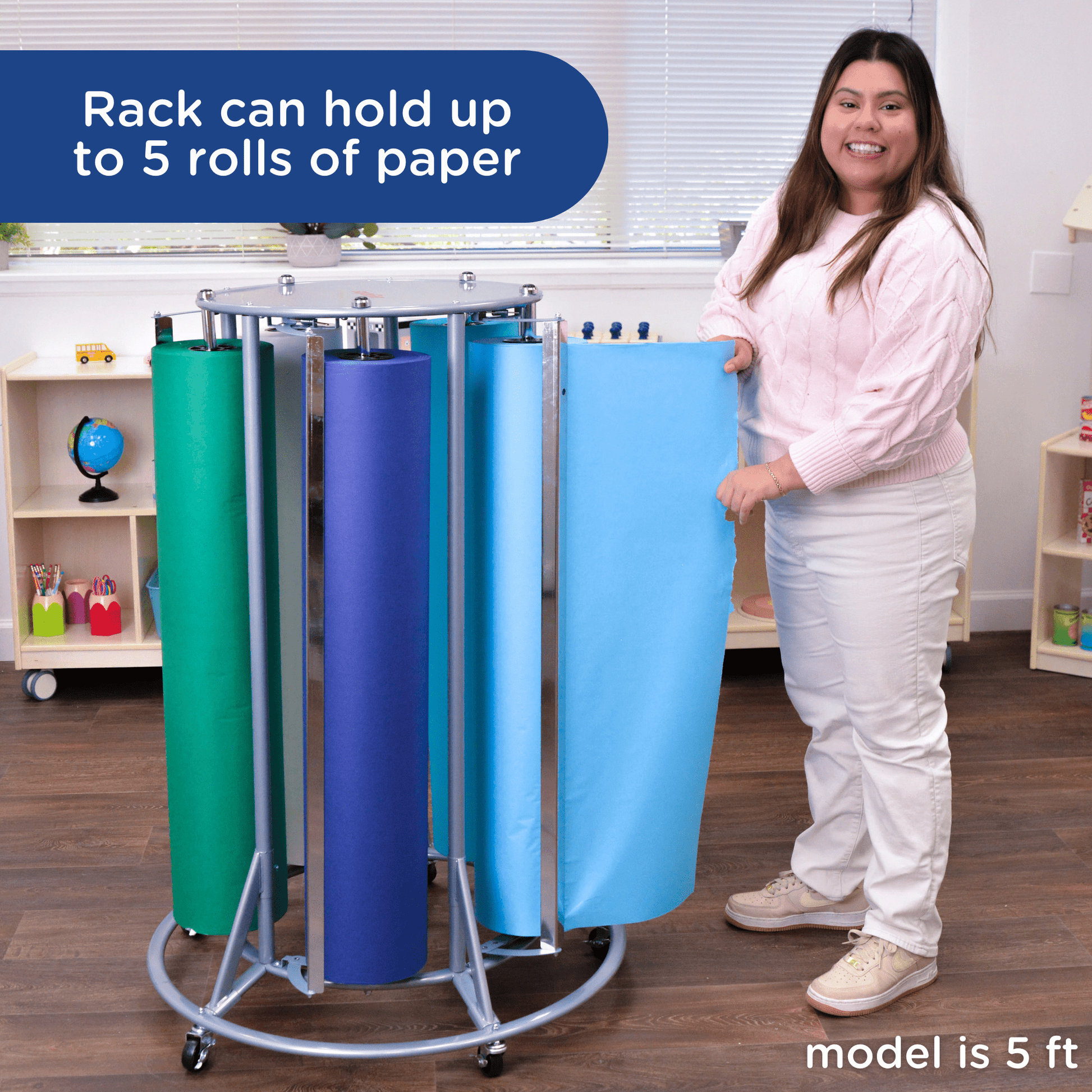 Angeles 5-Roll Paper Rack (AEL7600) - SchoolOutlet