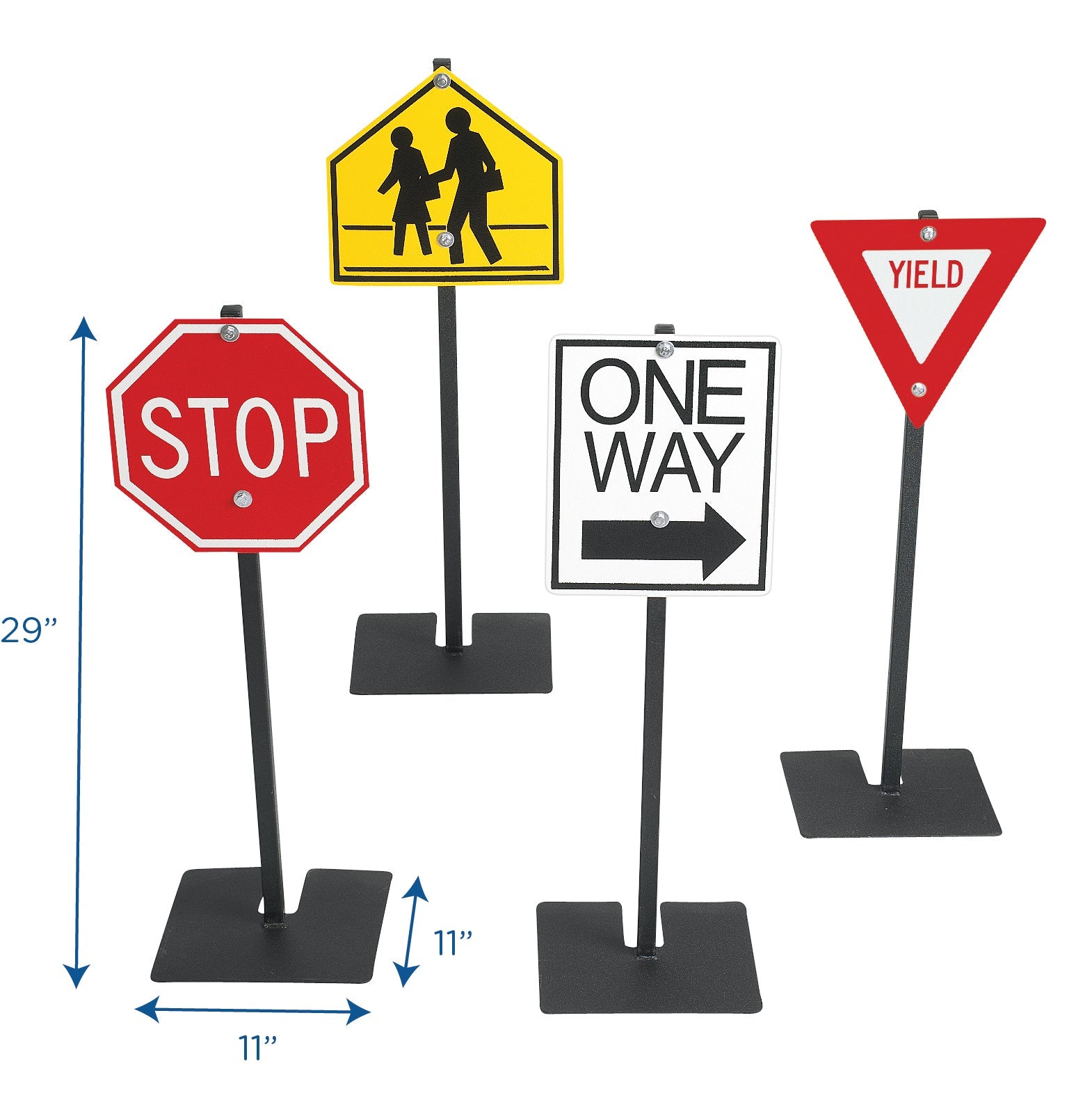 Angeles Traffic Signs - Set 1 (AFB2600) - SchoolOutlet