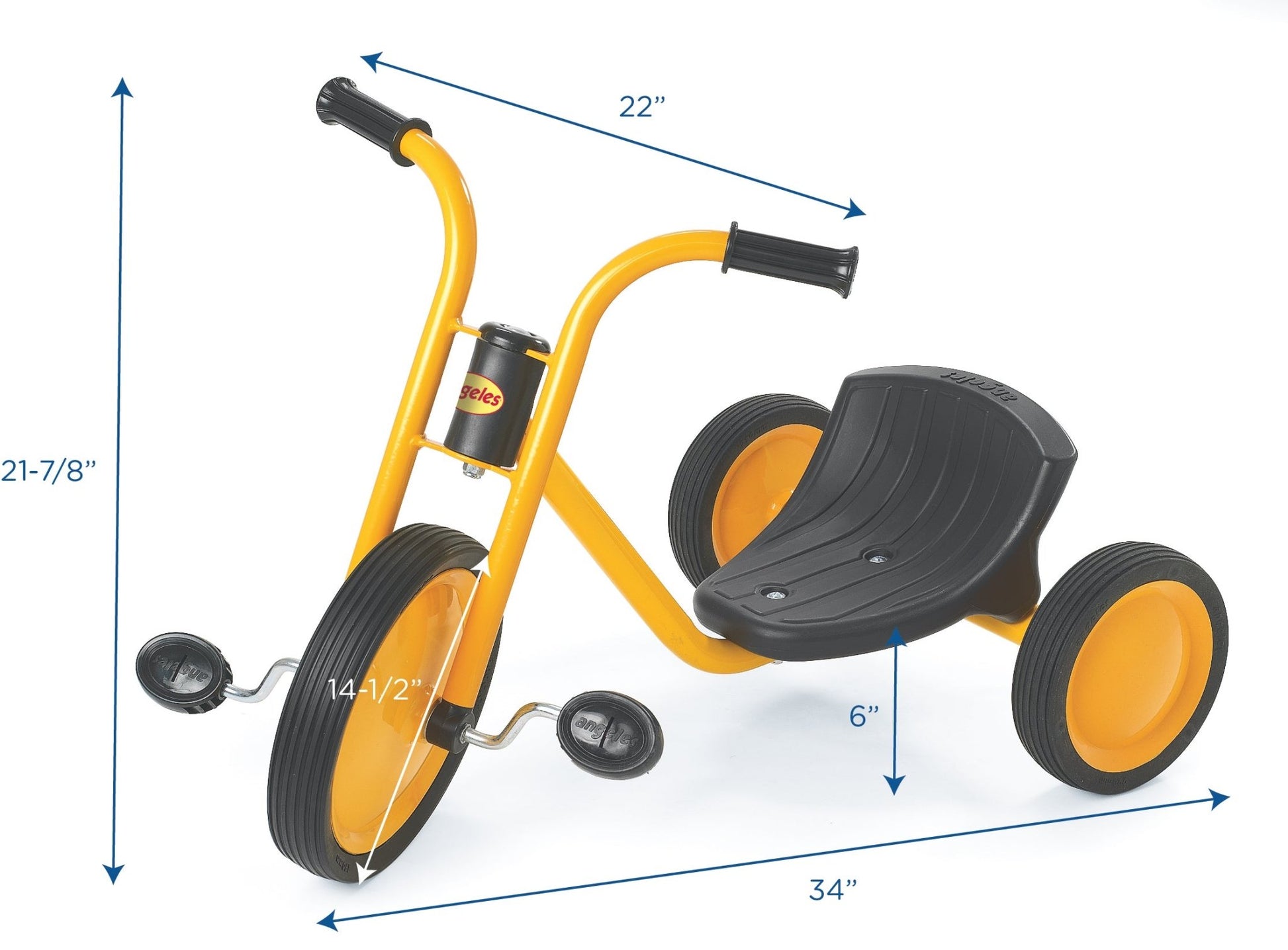 Angeles MyRider® Trike 14" Front Wheel Diameter Tricycle Easy Rider (AFB3640) - SchoolOutlet