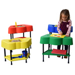 Children's Factory Sensory Table - Set of 4 - Blue/Green/Red/Yellow - SchoolOutlet