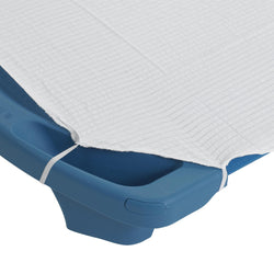 Children's Factory Angels Rest White Cot Sheet -Standard Size (AFB5700SW)