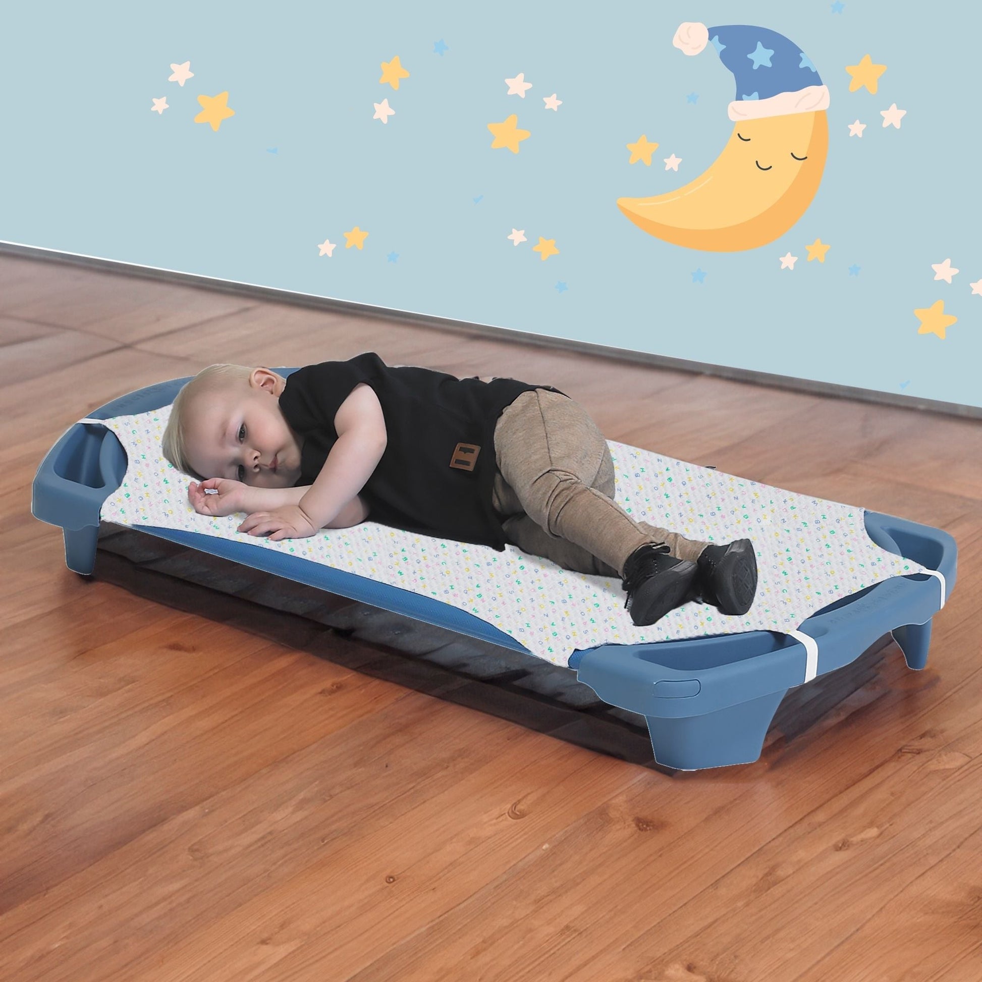 Children's Factory Angels Rest ABC Cot Sheet Toddler - Set of 4 - SchoolOutlet