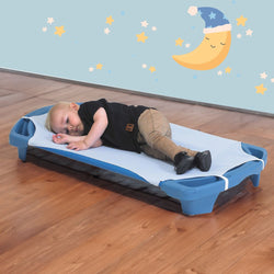 Children's Factory Angels Rest Gingham Cot Sheet Toddler - Set of 4