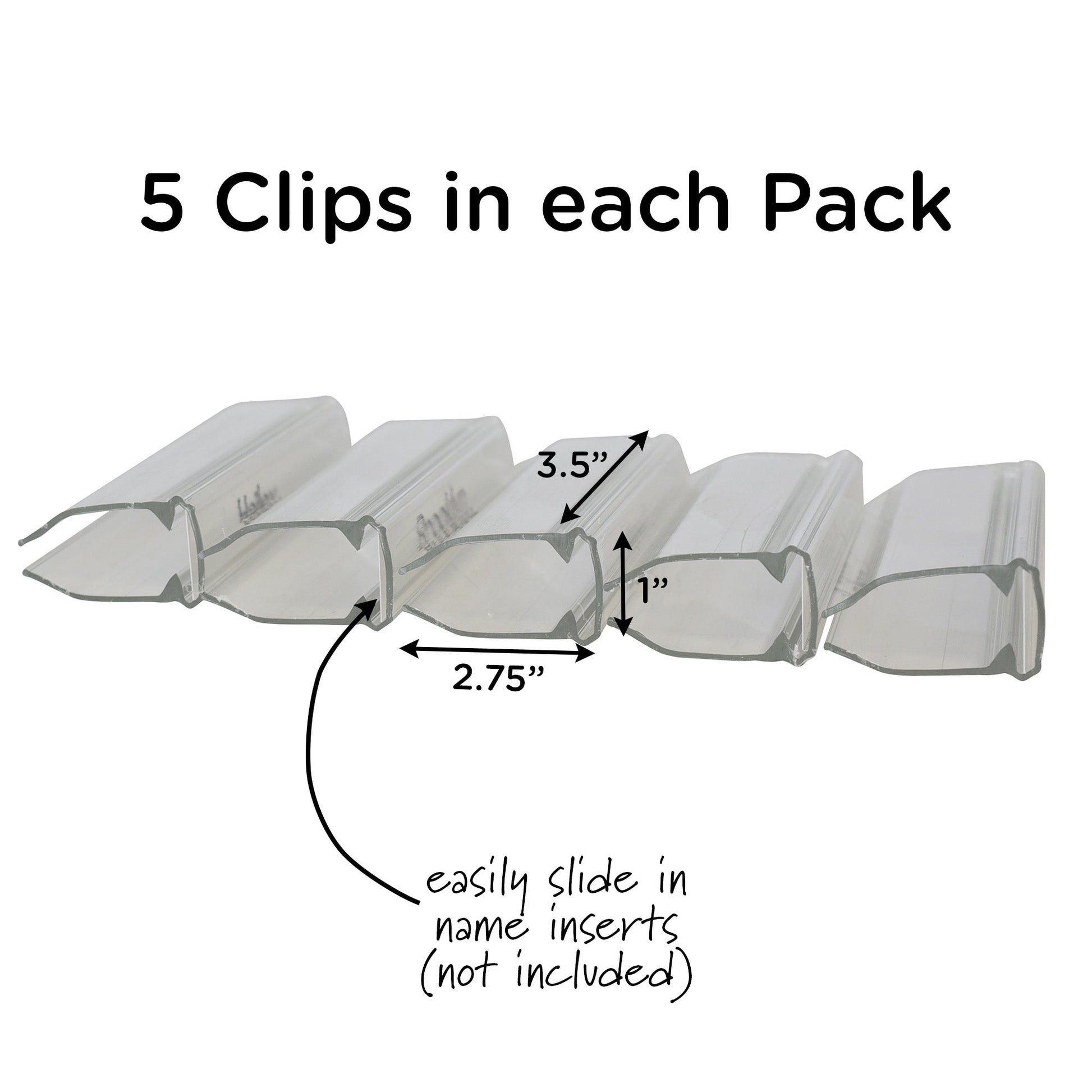 Angeles Angels Rest Cot Name Clip - 5 Pack (AFB5741) - SchoolOutlet