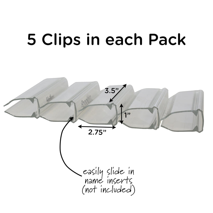 Angeles Angels Rest Cot Name Clip - 5 Pack (AFB5741) - SchoolOutlet