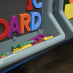 Angeles Cot Activity Boards - Set of 4 - Teal Green - SchoolOutlet