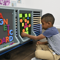 Angeles Cot Activity Boards - Set of 4 - Teal Green