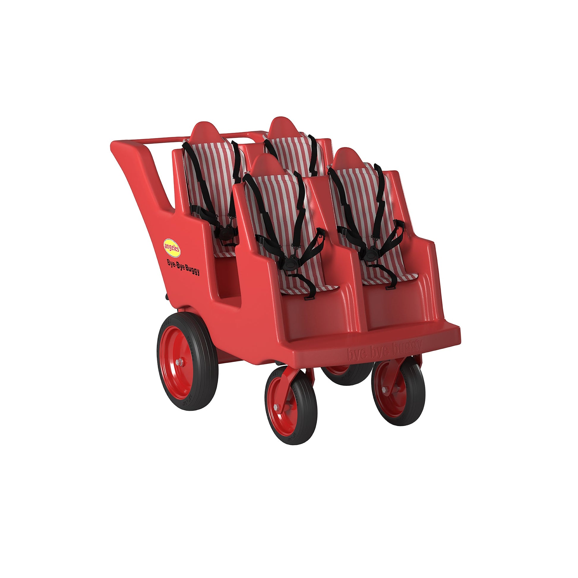 Angeles Bye Bye Buggy Never Flat "Fat Tire" 4 Passenger Stroller (AFB6300F) - SchoolOutlet