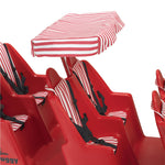 Angeles Bye Bye Buggy Canopy - Striped (AFB6500A) - SchoolOutlet