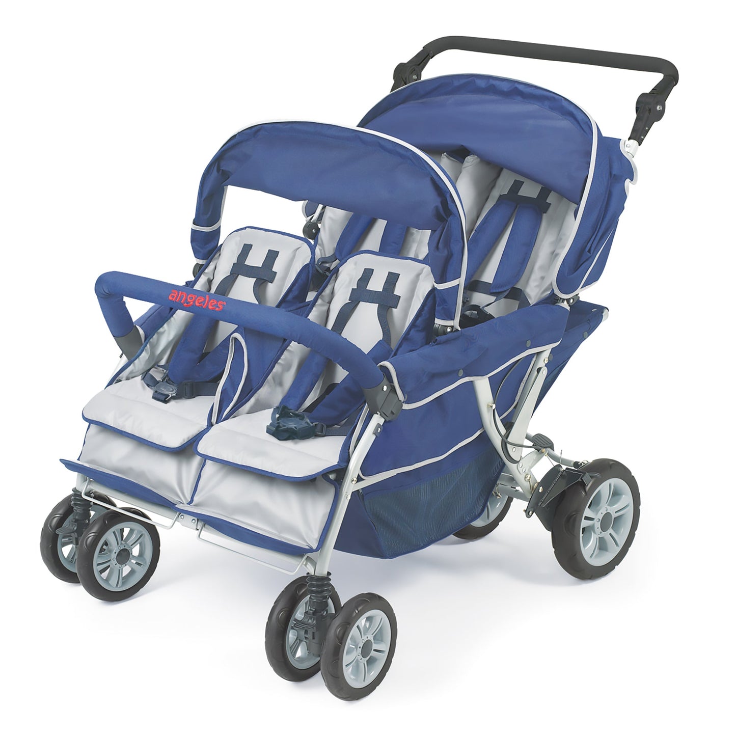 Angeles SureStop Folding Commercial Bye-Bye Stroller 4 Passenger (AFB6600) - SchoolOutlet