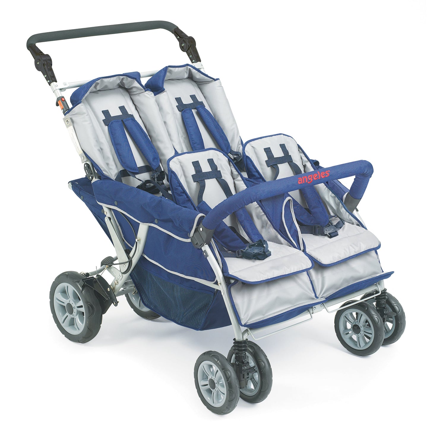 Angeles SureStop Folding Commercial Bye-Bye Stroller 4 Passenger (AFB6600) - SchoolOutlet