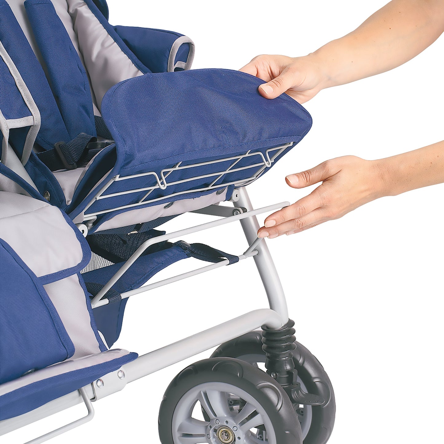 Angeles SureStop Folding Commercial Bye-Bye Stroller 6 Passenger (AFB6700) - SchoolOutlet