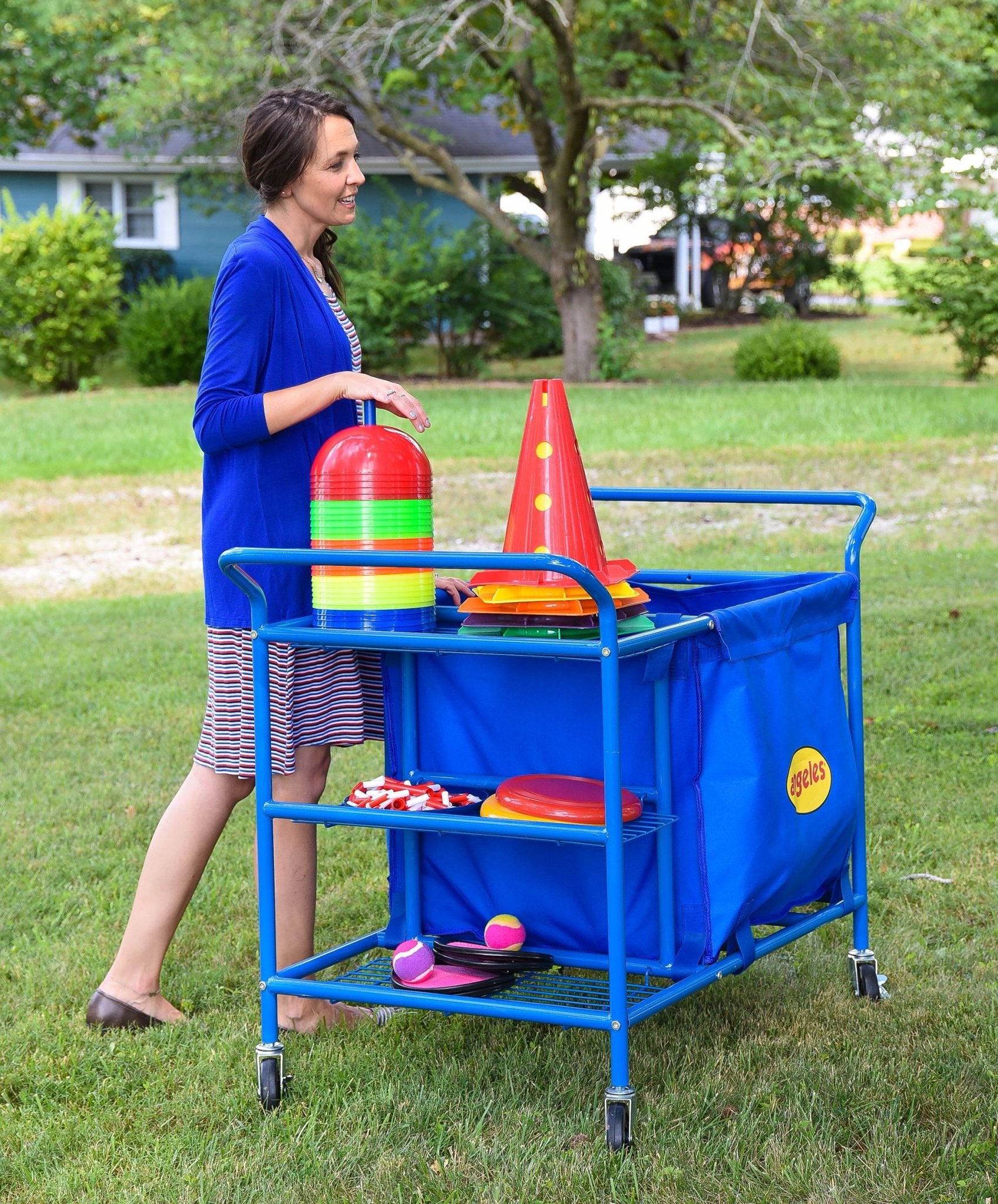 Angeles Ball Cart (AFB7900) - SchoolOutlet