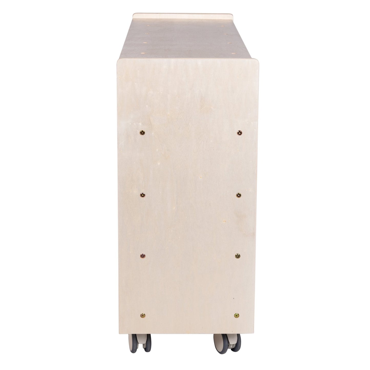 Angeles Birch Mobile 20-Section Cubby Storage Assembled (AG1012A) - SchoolOutlet