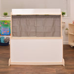 Angeles Birch Puppet Theatre with Dry Erase Board Assembled (AG1037WA)