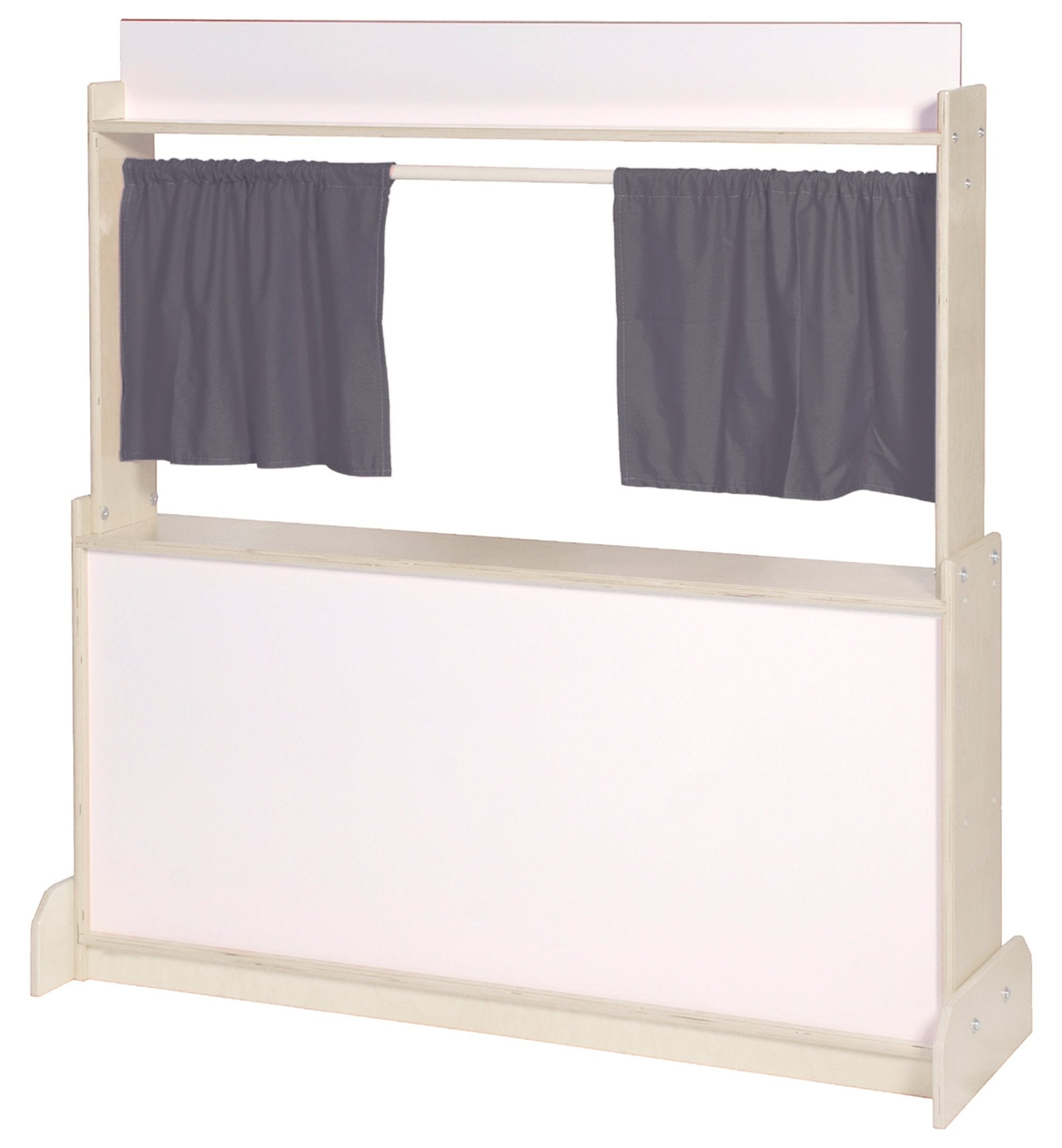 Angeles Birch Puppet Theatre with Dry Erase Board (AG1037W) - SchoolOutlet