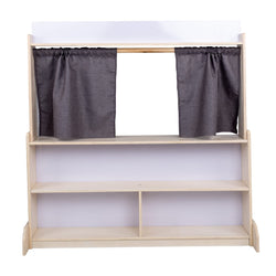 Angeles Birch Puppet Theatre with Dry Erase Board (AG1037W)