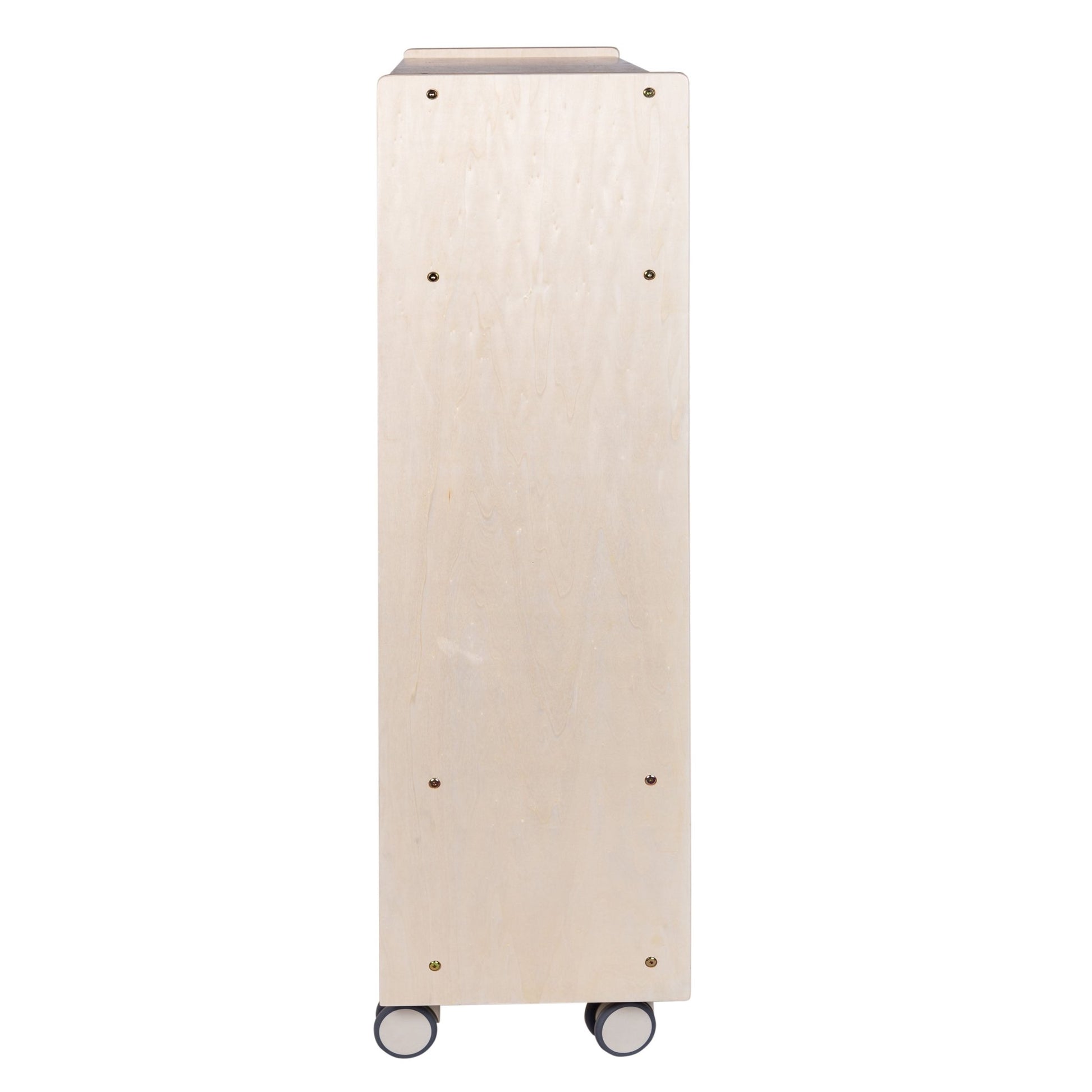 Angeles Birch Mobile 5-Section Locker with Shoe Storage (AG1057) - SchoolOutlet