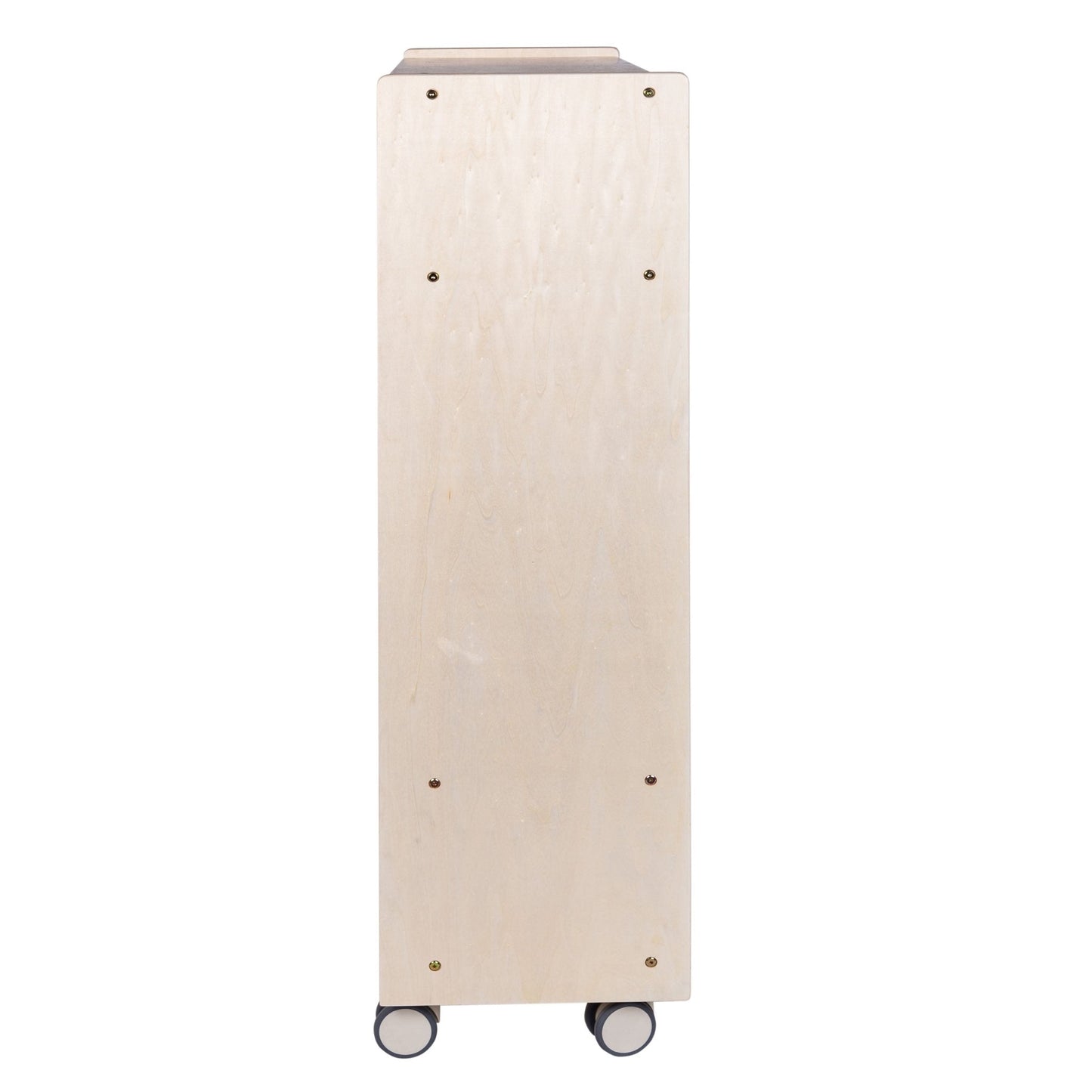 Angeles Birch Mobile 5-Section Locker with Shoe Storage Assembled (AG1057A) - SchoolOutlet