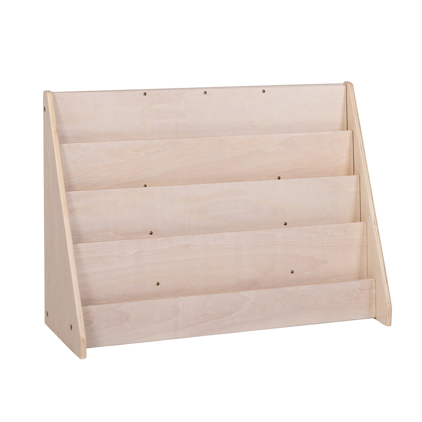 Angeles Birch 4-Shelf Book Display (AG1060) - SchoolOutlet