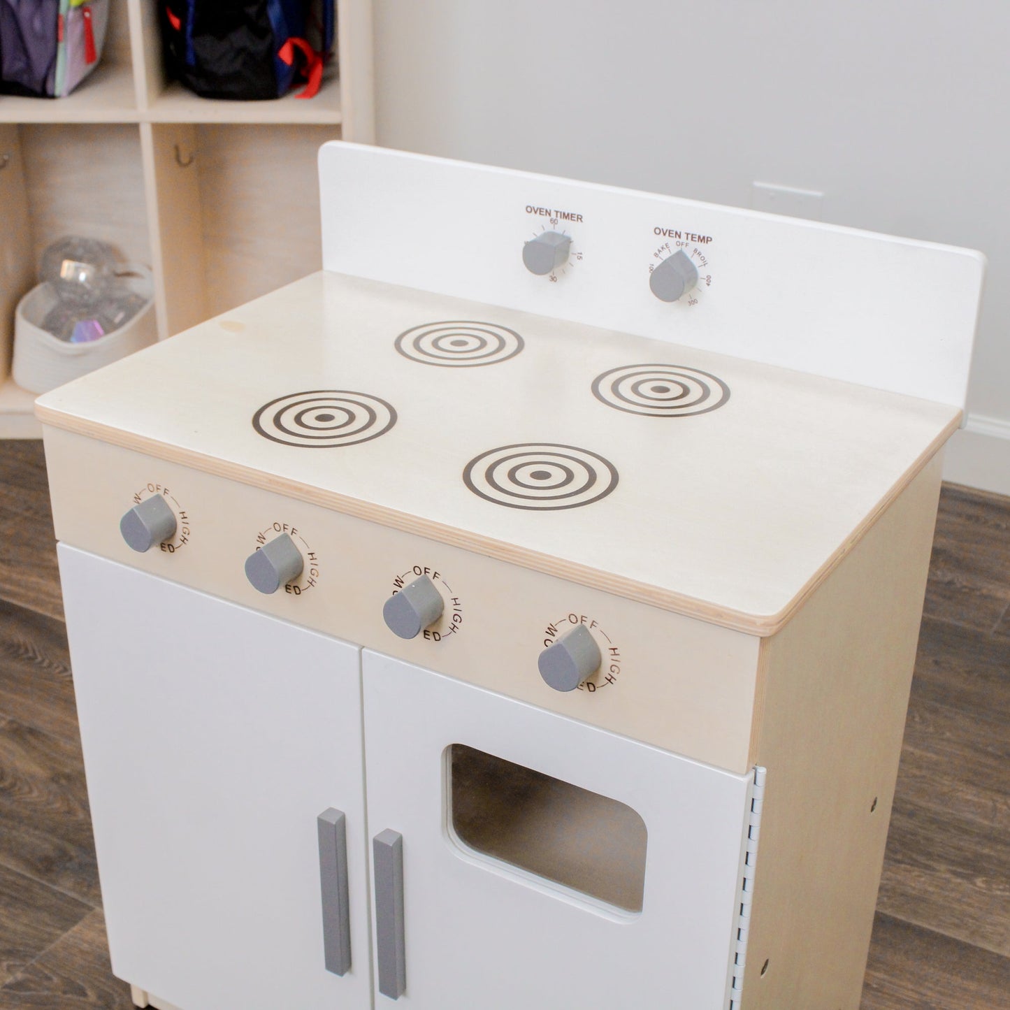 Angeles Birch Kitchen Play Stove Assembled (AG1072A)