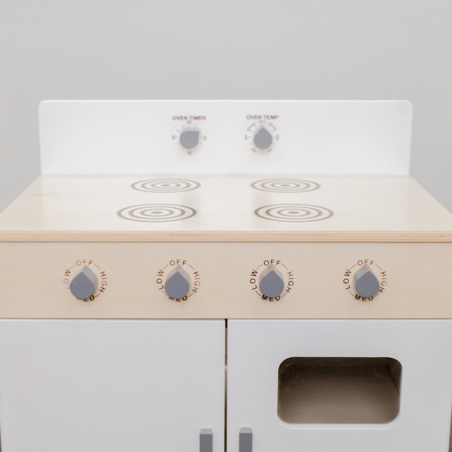Angeles Birch Kitchen Play Stove Assembled (AG1072A)