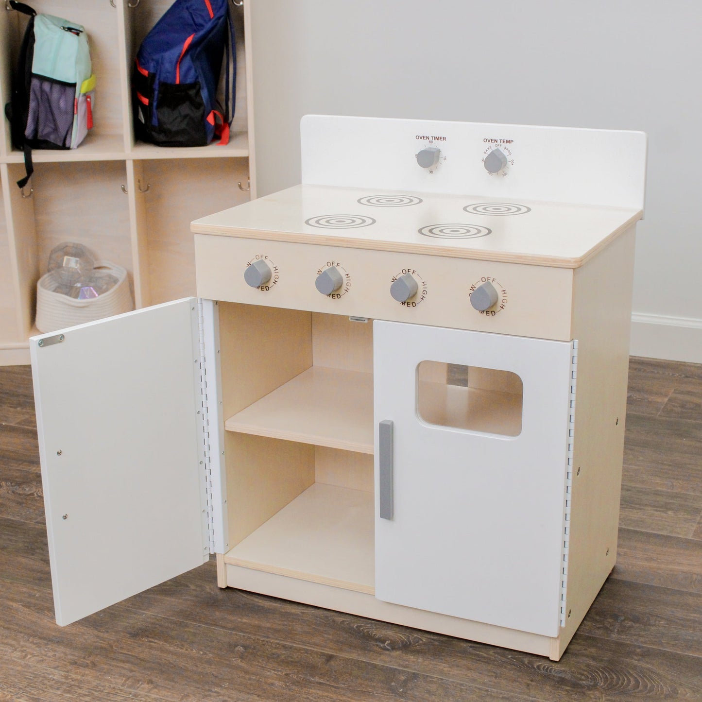 Angeles Birch Kitchen Play Stove Assembled (AG1072A)
