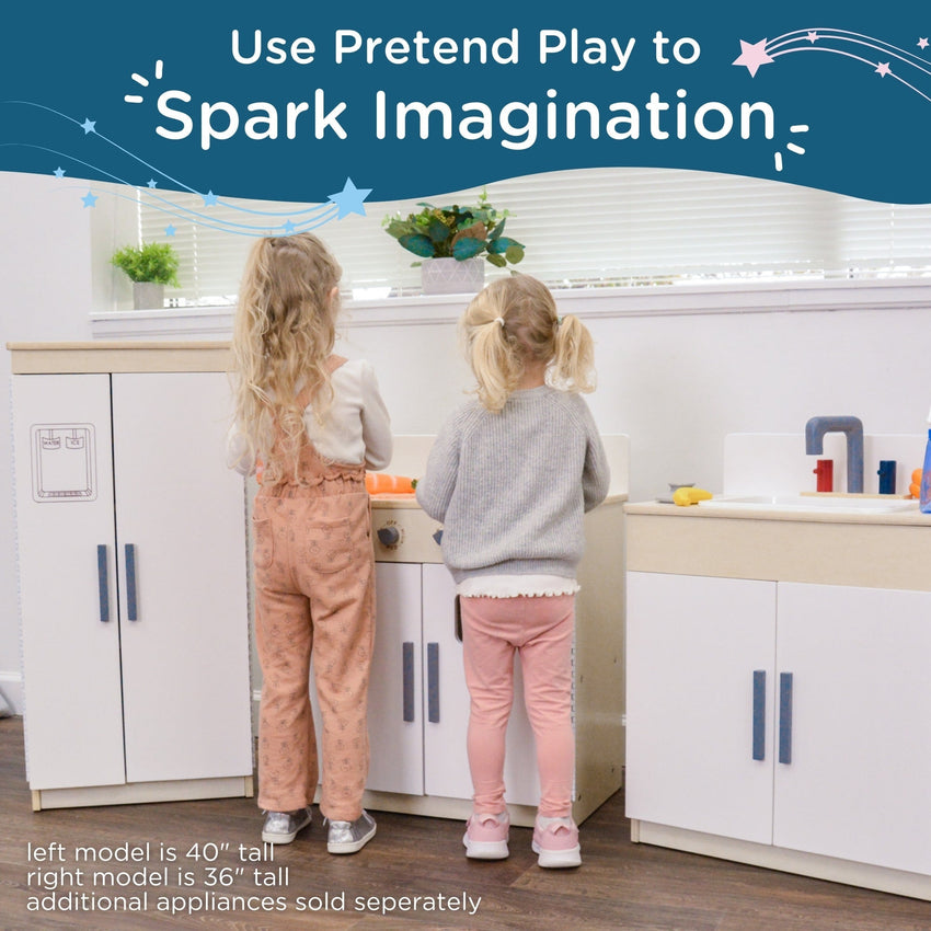 Angeles Birch Kitchen Play Stove Assembled (AG1072A) - SchoolOutlet