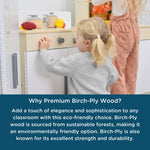 Angeles Birch Kitchen Play Stove Assembled (AG1072A) - SchoolOutlet