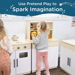 Angeles Birch Kitchen Play Hutch (AG1073) - SchoolOutlet