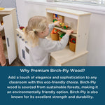Angeles Birch Kitchen Play Hutch (AG1073) - SchoolOutlet