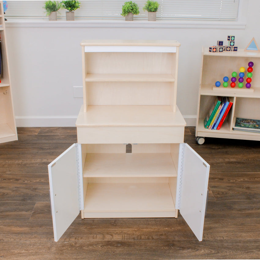 Angeles Birch Kitchen Play Hutch (AG1073) - SchoolOutlet