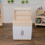 Angeles Birch Kitchen Play Hutch Assembled (AG1073A) - SchoolOutlet