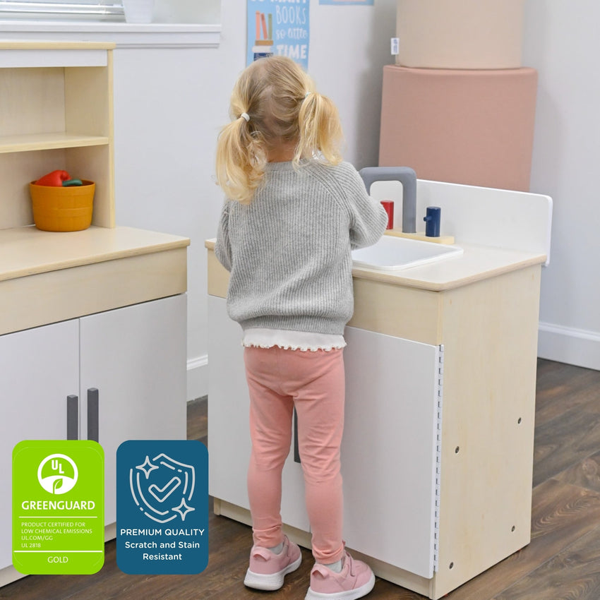 Angeles Birch Kitchen Play Sink (AG1074) - SchoolOutlet