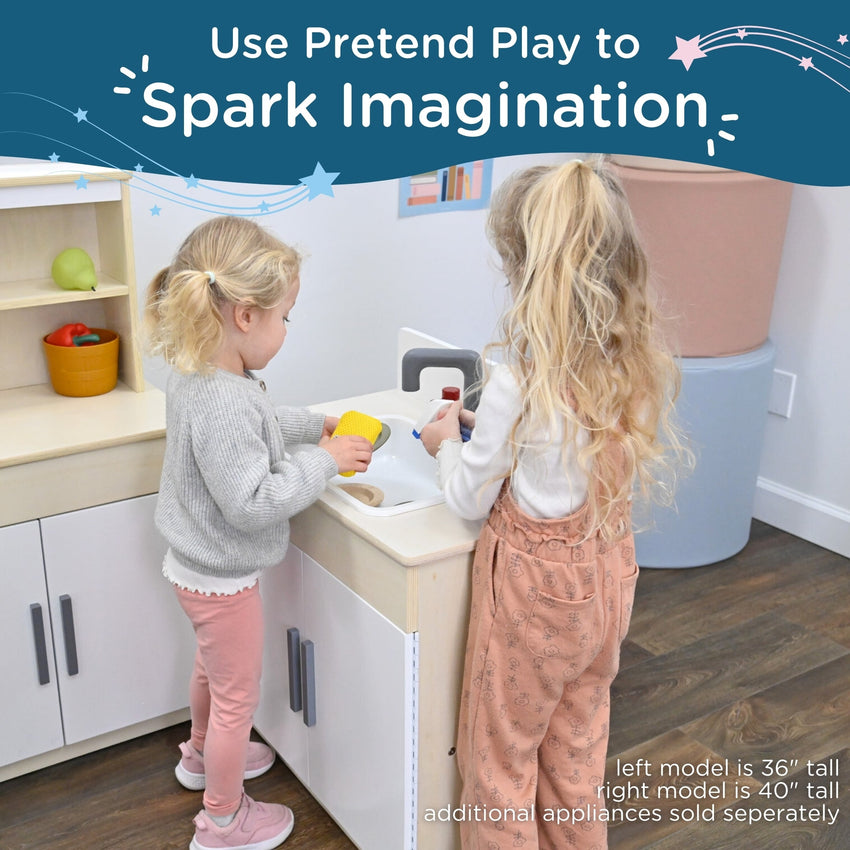 Angeles Birch Kitchen Play Sink (AG1074) - SchoolOutlet