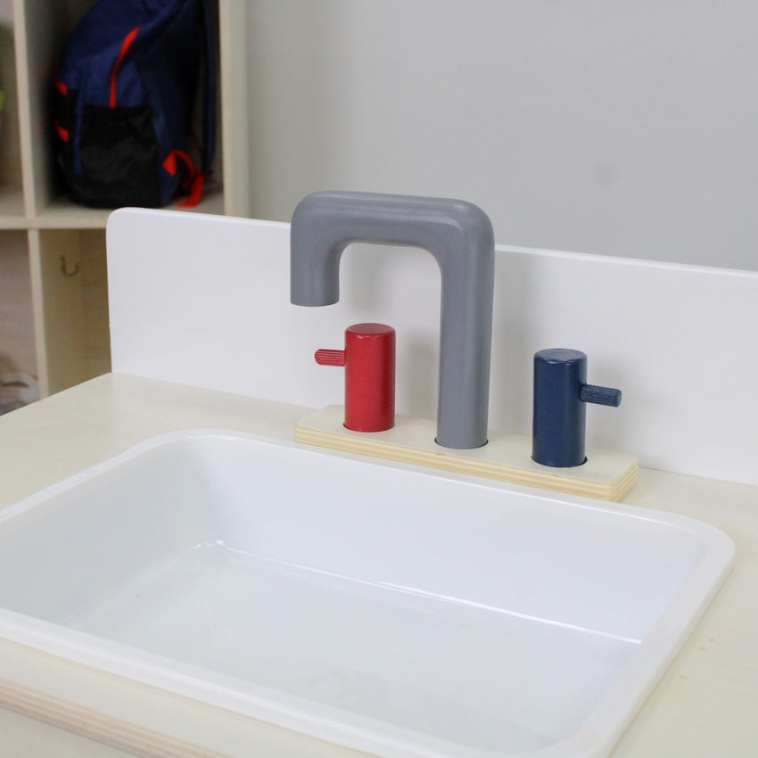 Angeles Birch Kitchen Play Sink Assembled (AG1074A) - SchoolOutlet