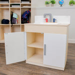 Angeles Birch Kitchen Play Sink Assembled (AG1074A) - SchoolOutlet