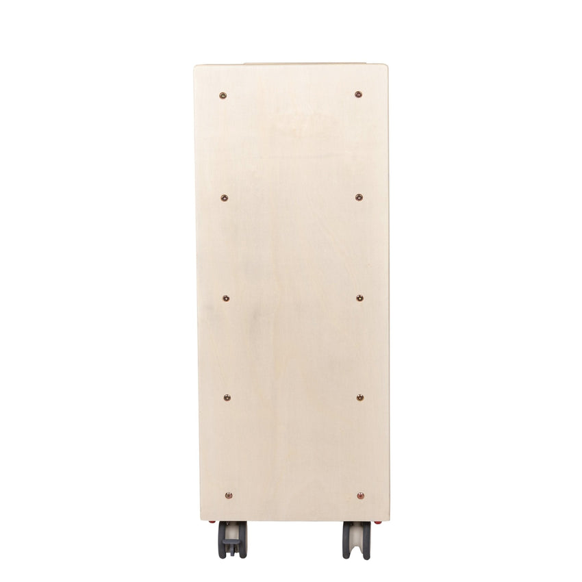 Angeles Birch Mobile Dress Up Storage with Mirrors Assembled (AG1076A) - SchoolOutlet