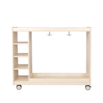 Angeles Birch Mobile Dress Up Storage with Mirrors Assembled (AG1076A) - SchoolOutlet
