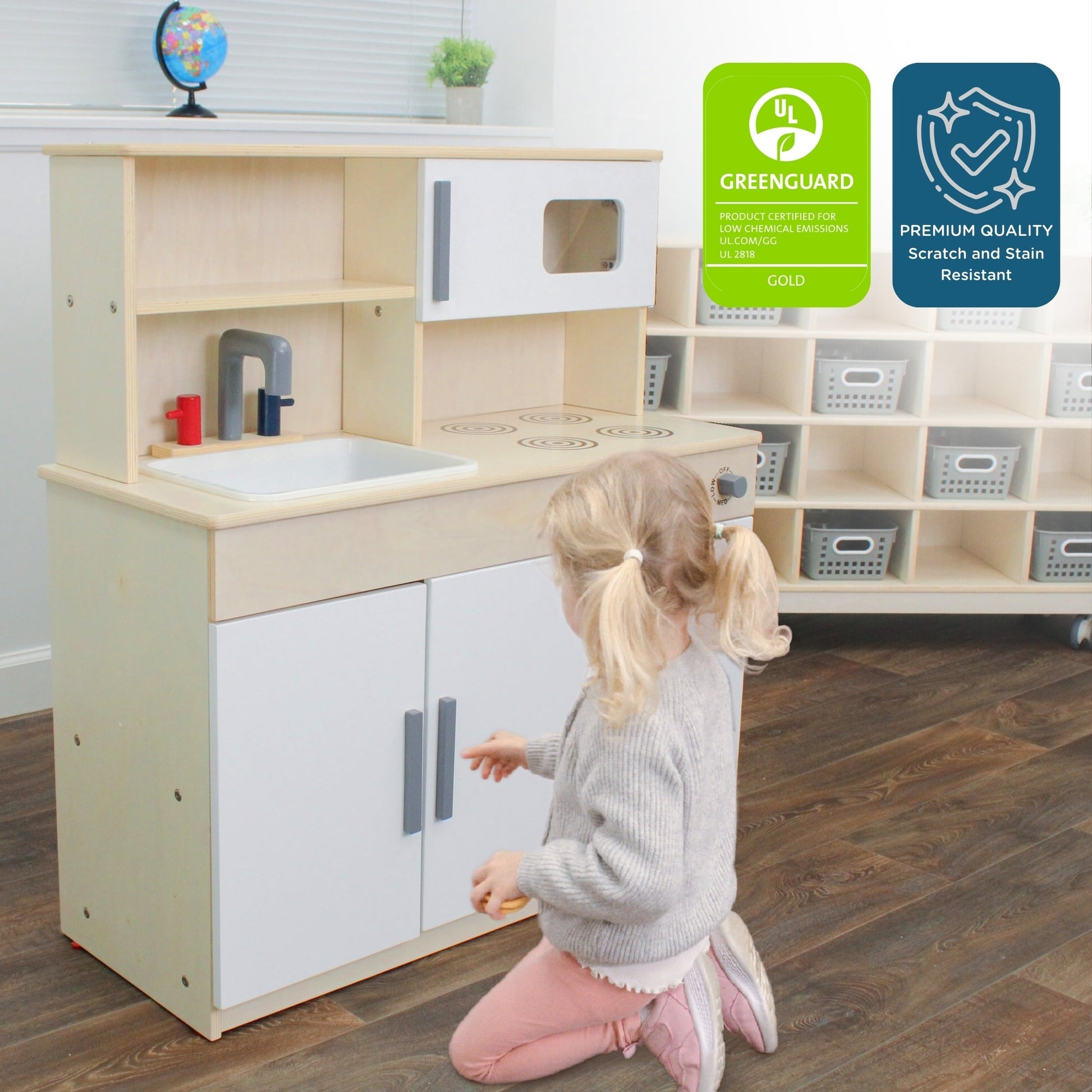 Angeles Birch Combination Kitchen (AG1090) - SchoolOutlet