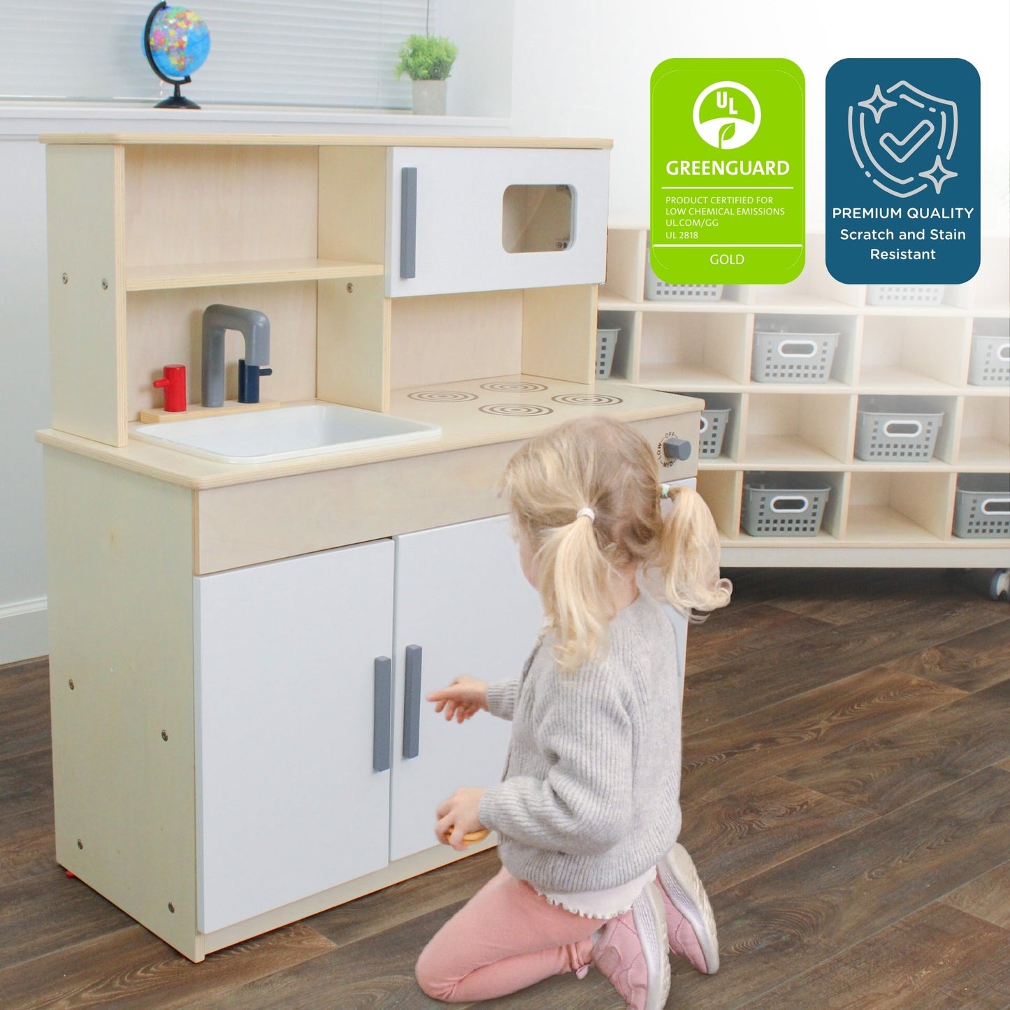 Angeles Birch Combination Kitchen Assembled (AG1090A)