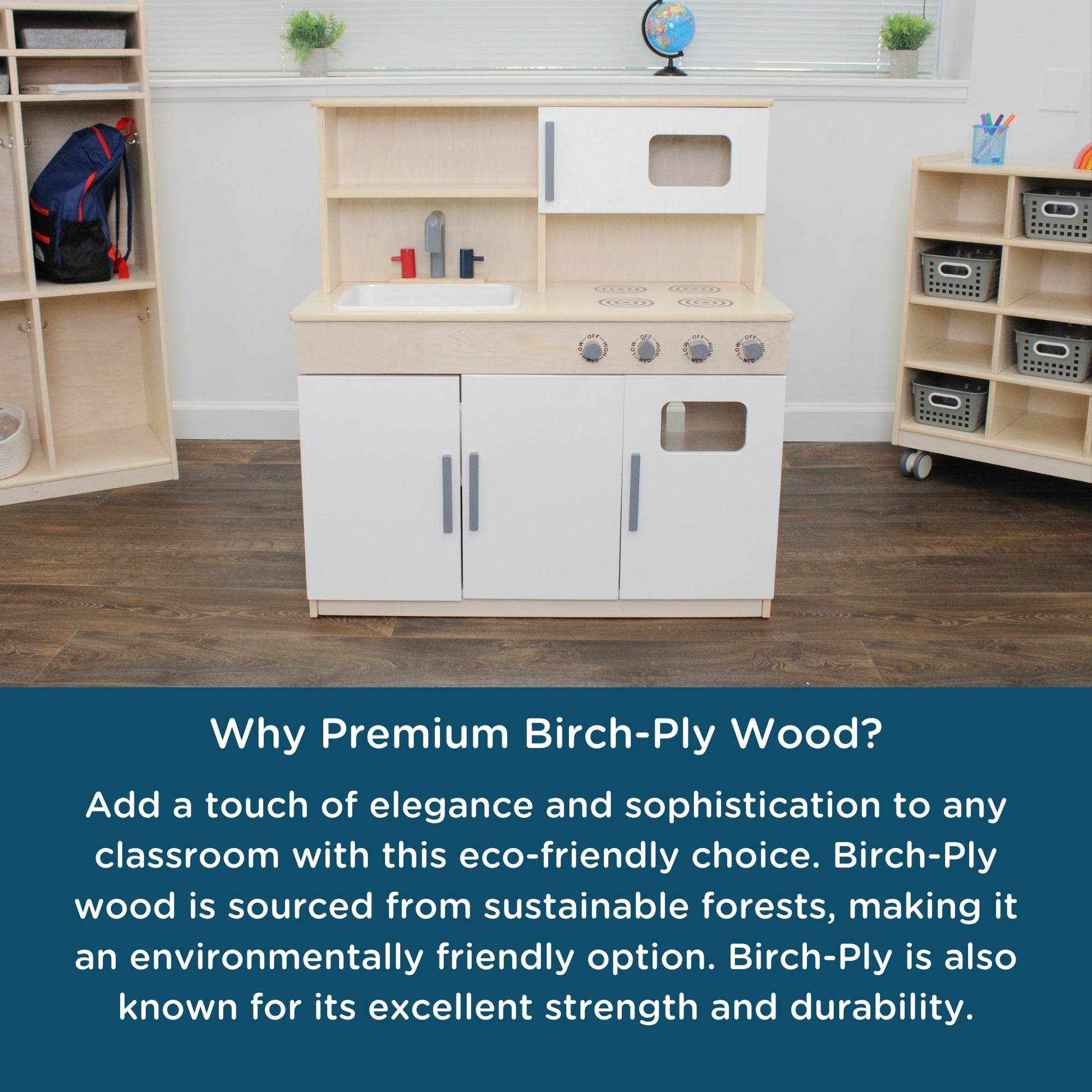 Angeles Birch Combination Kitchen (AG1090) - SchoolOutlet