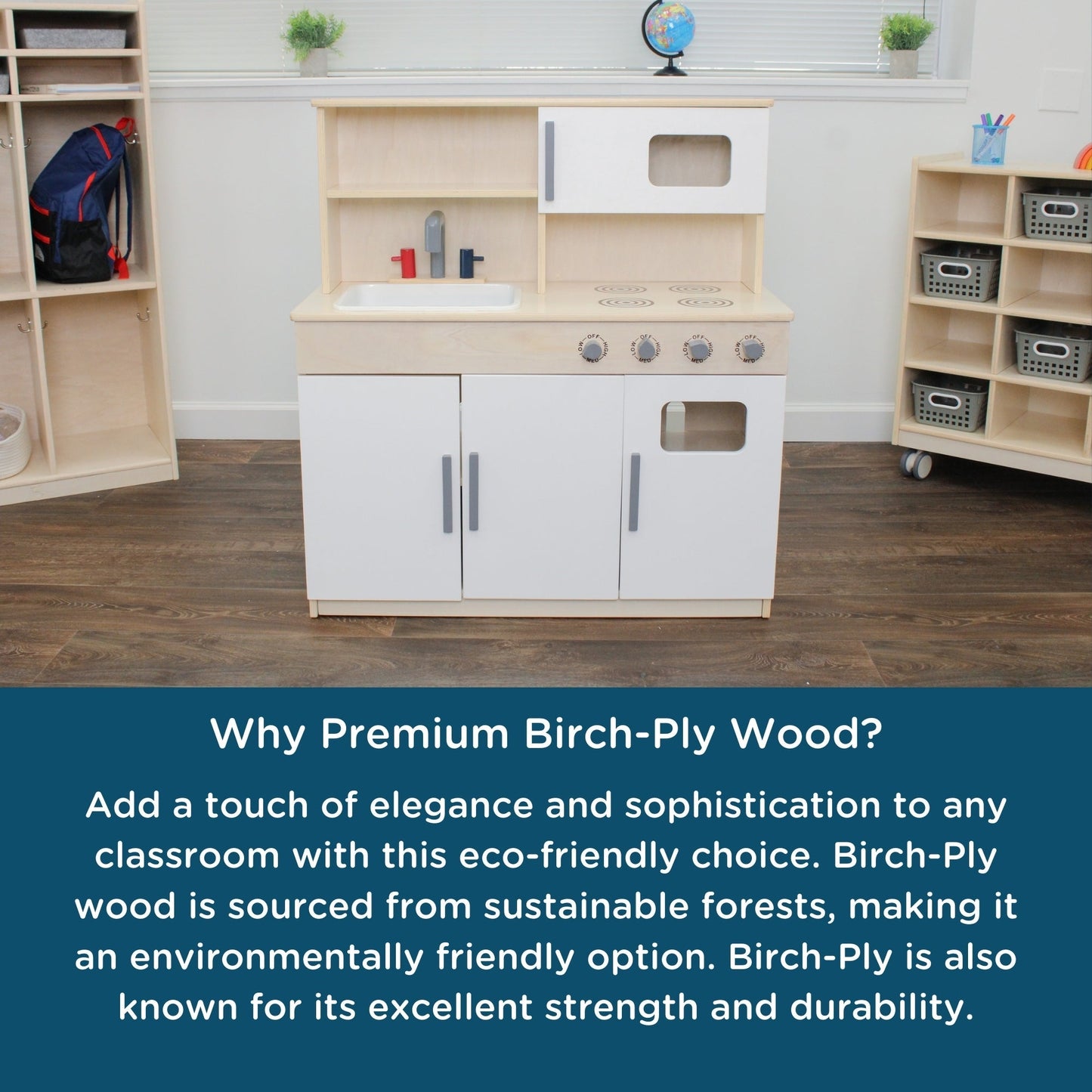 Angeles Birch Combination Kitchen Assembled (AG1090A)