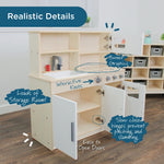 Angeles Birch Combination Kitchen Assembled (AG1090A)