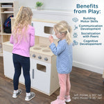 Angeles Birch Combination Kitchen Assembled (AG1090A) - SchoolOutlet
