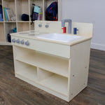 Angeles Birch Toddler 2-In-1 Kitchen Center Assembled (AG1092A)