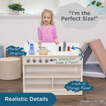 Angeles Birch Toddler 2-In-1 Kitchen Center Assembled (AG1092A)