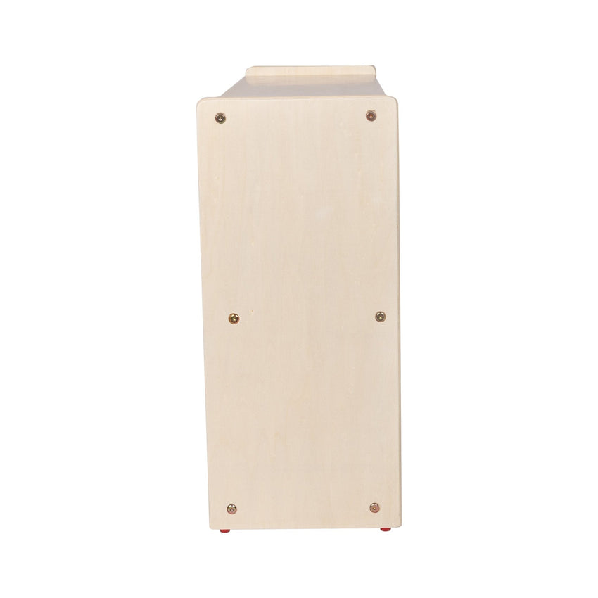 Angeles Birch Diaper Wall Shelf Assembled (AG1106A) - SchoolOutlet